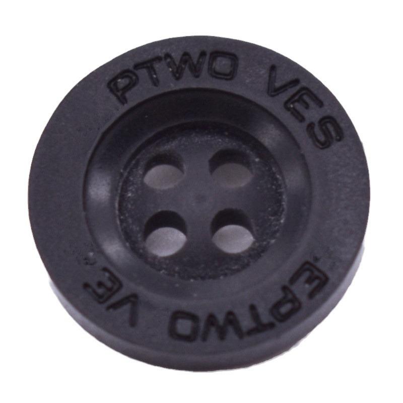 Versatile Round Black Resin Four Eyes Button Clothes Jacket Sweater Suit Trousers Coat Cotton Jacket Uniform