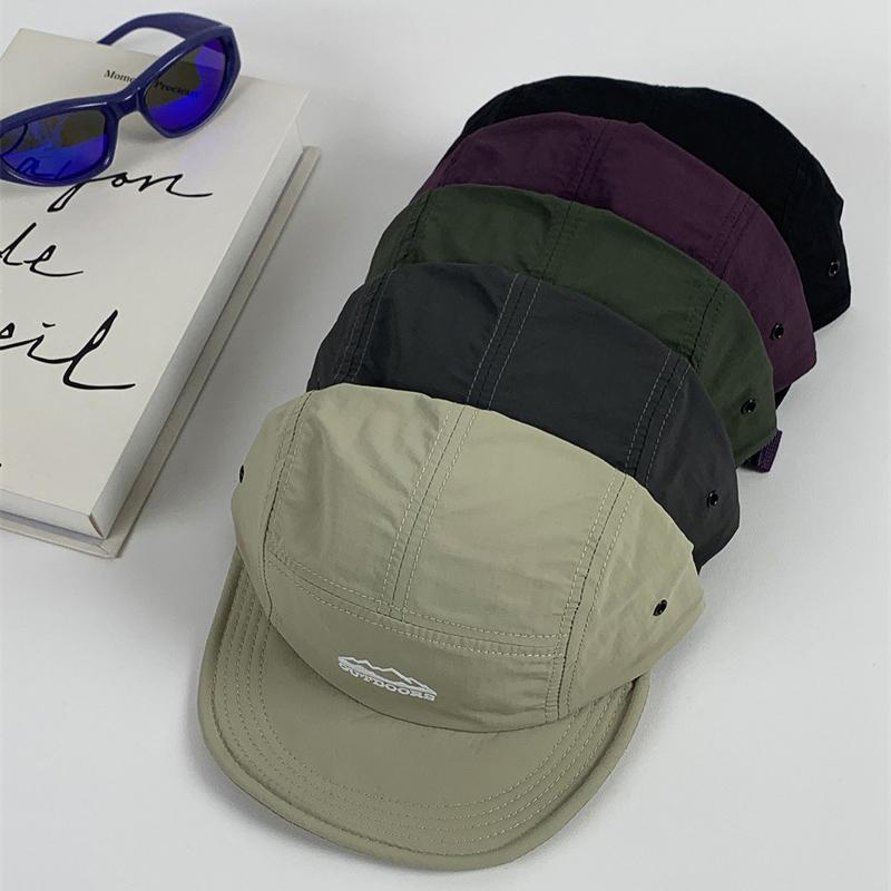 Japanese Breathable Short Brim Baseball Cap Men Women Quick-drying Foldable Soft Hip-hop Caps Summer Outdoor Camping 5-sided Hat