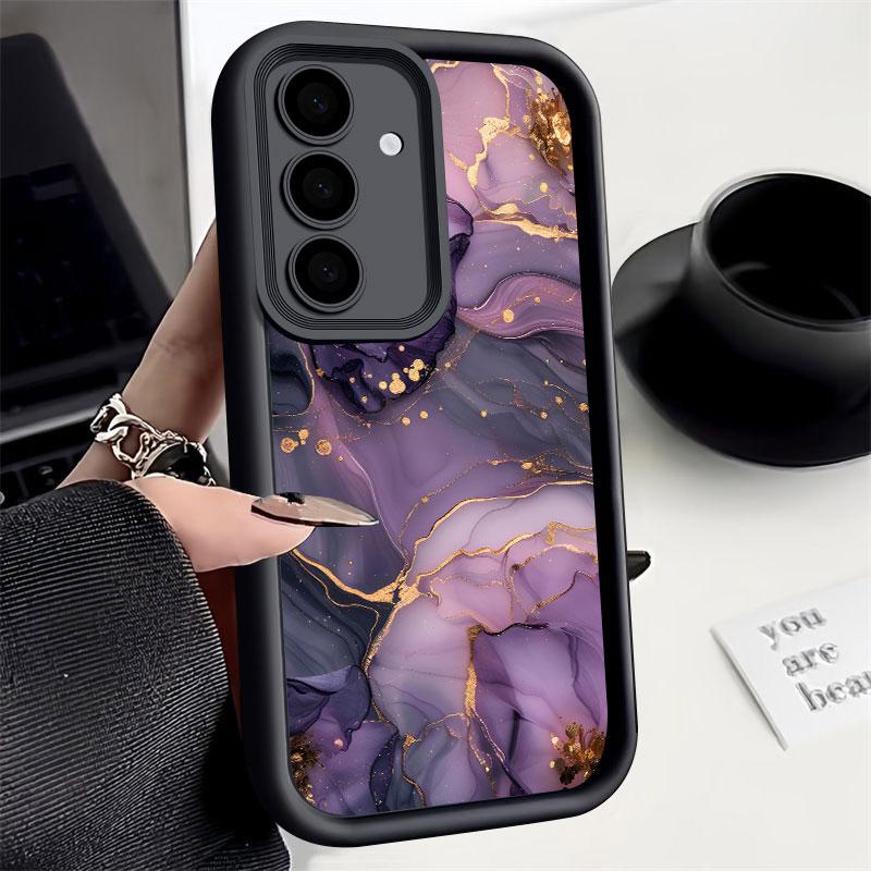 Fashion Marble Pattern S25Ultra Phone Case For Samsung Galaxy S25 S24 S23 Ultra 5G Funda S22 S20 Plus S21 FE S24FE Cases Cover