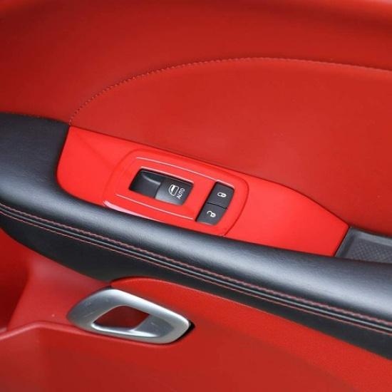Window Lift Trim Switch Panel Accessories Full Cover for Dodge Challenger 2015+