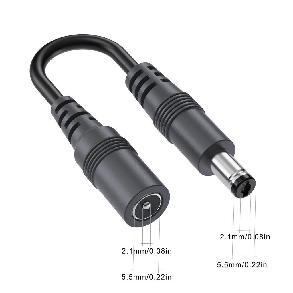 2/4/6/8/10pcs Practical 22AWG DC5.5x2.1mm Power Extension Cord 5521 Supply Adapters Cable Flexible Power Extension Cable
