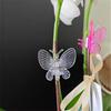 70 Peças Clipes de Planta em Forma de Borboleta Braçadeiras de Plástico Pesadas Adequadas para Flores Trepadeiras Orquídeas Suporte Design Anti-Acamamento