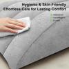 Adjustable PVC Inflatable Leg Pillow for Circulation and Elevation - Dual-Use for Home and Travel