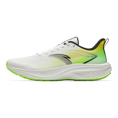 Maher 5se Sports Cómodos Antideslizantes Resistentes al Desgaste Transpirables Zapatillas Casuales de Running de Caña Baja Hombre zapatilla Blanco Amarillo Verde 112515582-5