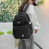 Large capacity backpack female Korean versatile high school student college student schoolbag trendy brand junior high school student backpack