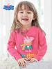 Peppa Pig Kids' Long Sleeve Cartoon T-shirt – Fashionable Spring/Autumn Wear