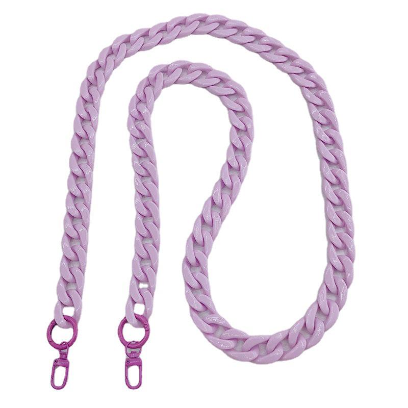 Yilian Schmuck Acryl Geflochtene Umhänge-Handy- und Taschenkette