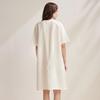 Zhaojun Chinese Style Mulberry Silk Ink Print Half-Sleeve Dress