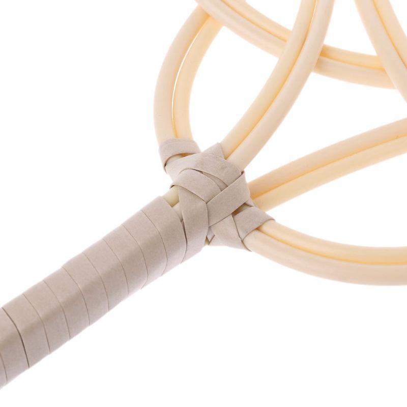 Traditional Racket Woven Imitation Rattan Clean Duster Carpet Rug Beater Durable Top Sale
