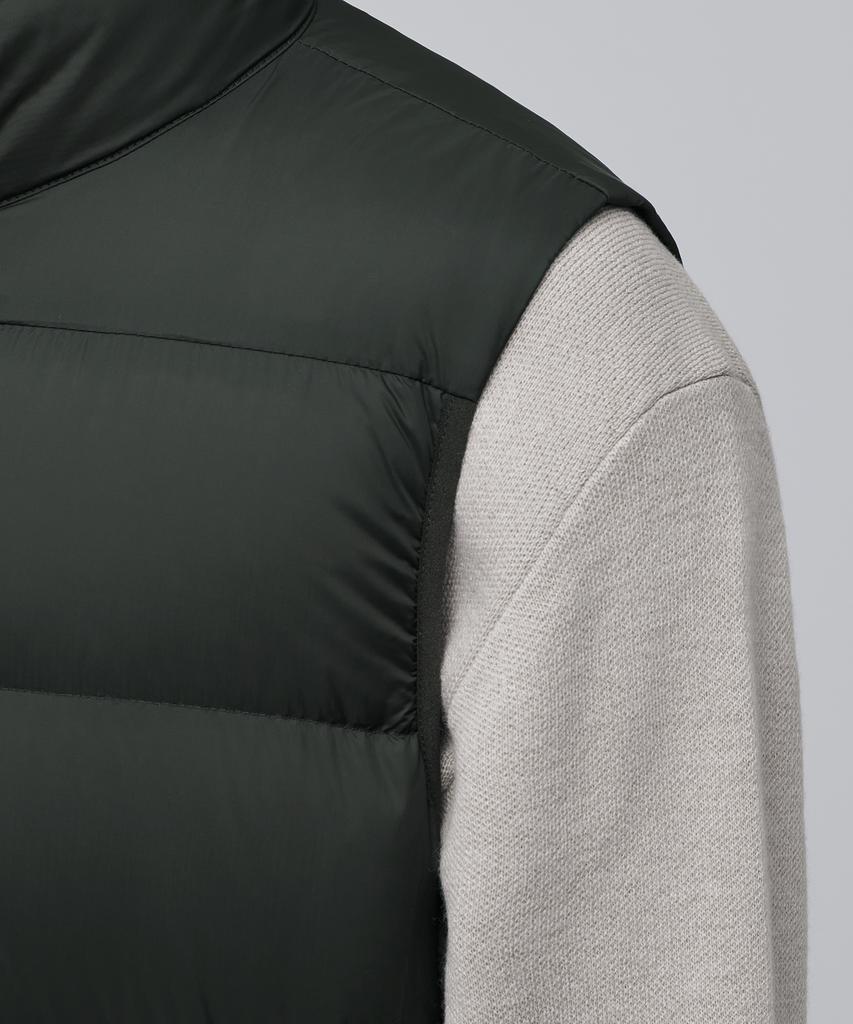 Musinsa Standard High-Neck Light Down Vest [Khaki]