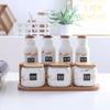 Kitchen Seasoning Box Set Oil Bottle Combination Creative Household Double Ceramic Seasoning Jar Salt Jar Seasoning Bottle