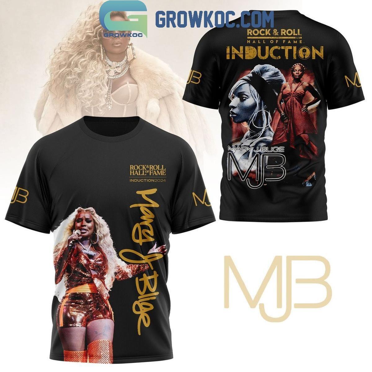 Mary J Blige Hall Of Fame Rock And Roll Introduction 2026 T-shirt 3D XXXL