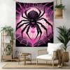 Spider Web Wall Decor Tapestry Art For Pet Memorial Birthdaywedding Party Backdrop Family Gift