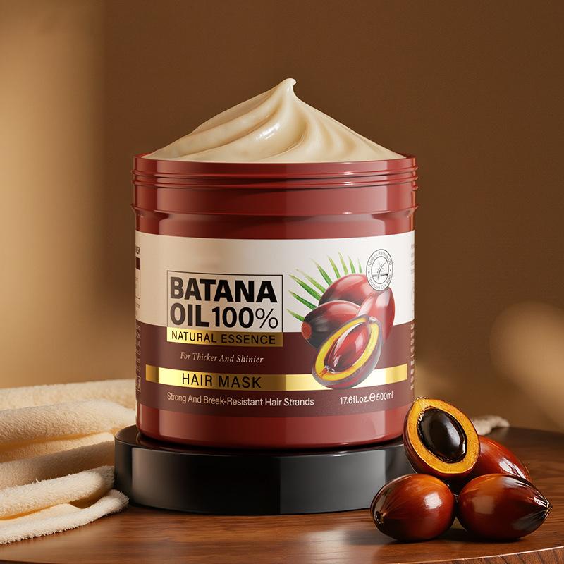Интенсивная маска для волос с маслом Бататы 500 мл, Глубокое питание и восстановление, Устраняет пушистость и придает блеск, Укрепляет волосы