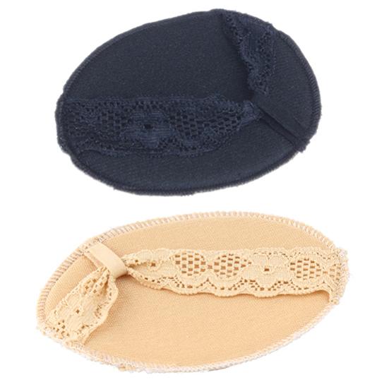 1 par blonder usynlige sklisikre høyhælte sko puter forfot halv yard pute