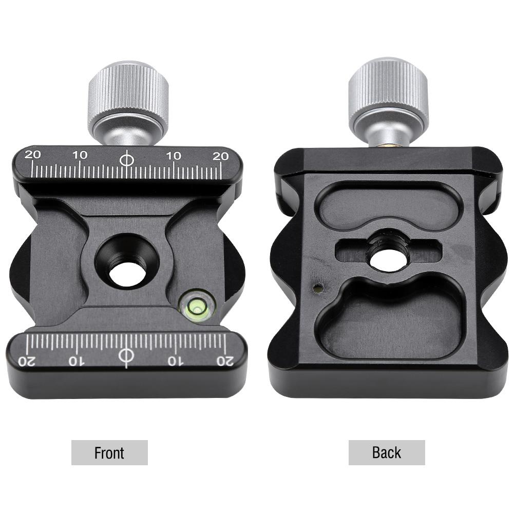 DE-50 Aluminum Alloy Quick Release Plate Clamp Camera Mount Adapter 38