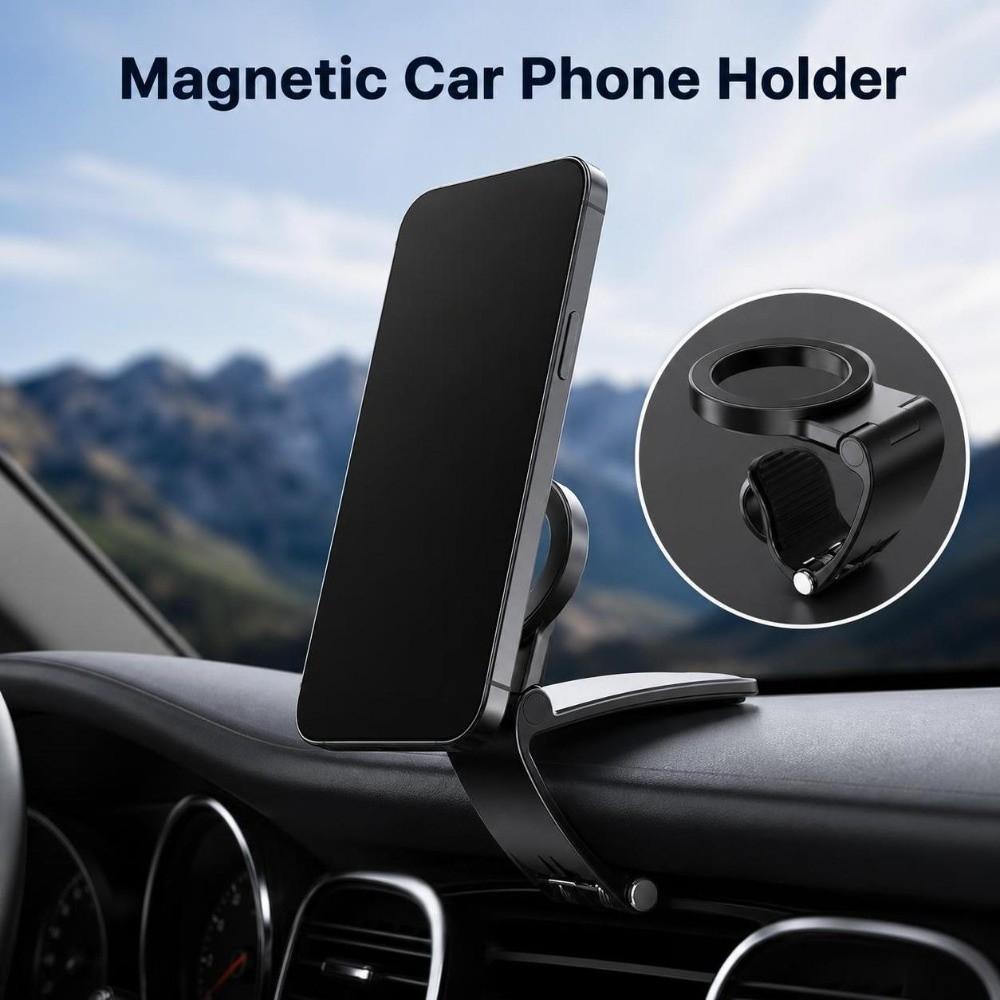 Foldable Car Navigation Bracket Anti-Shake Smartphones Support Holder Vehicle Mount