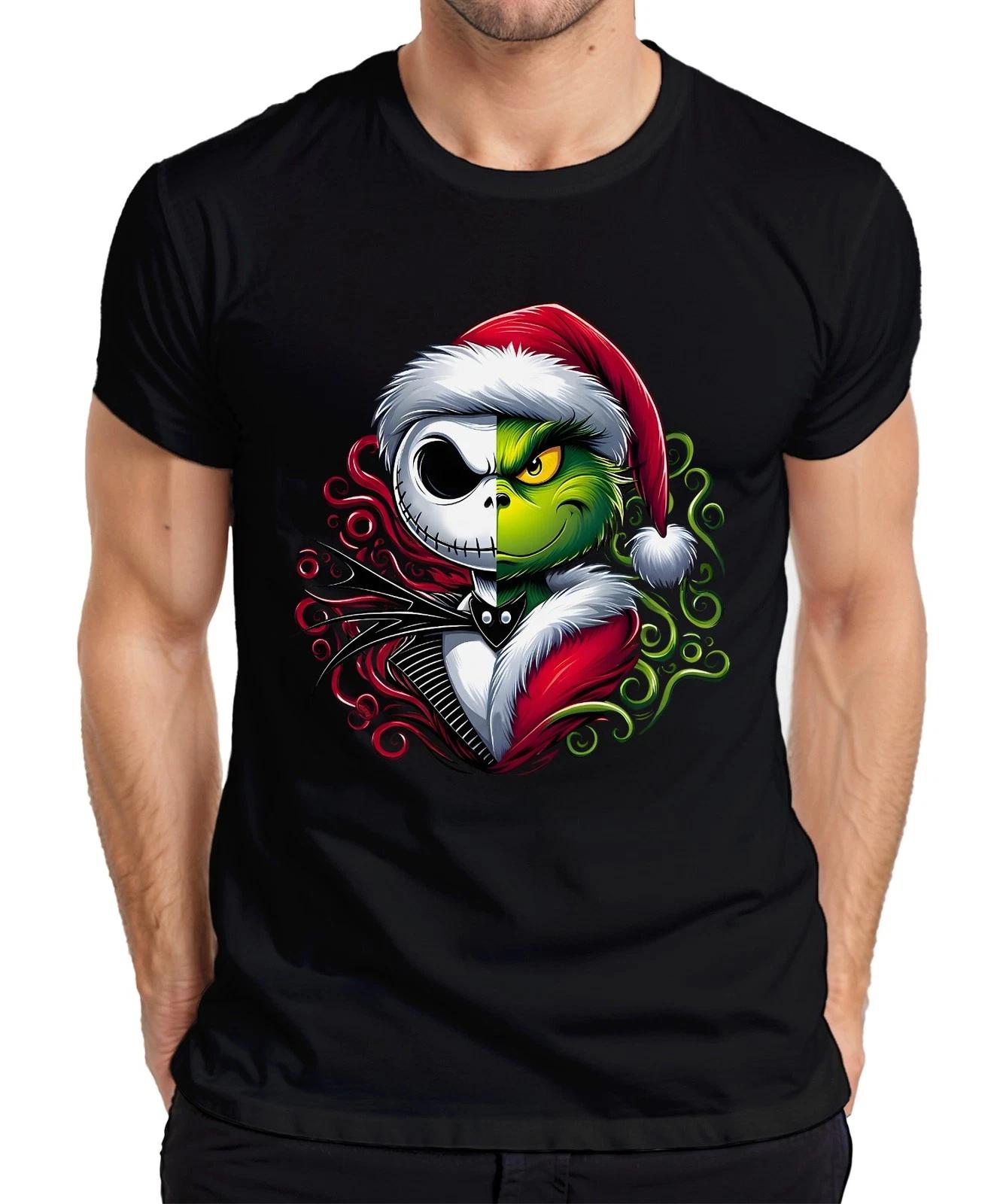 Nightmare before Christmas Grinch Skelett - Weihnachten Christmas Xmas Herren T- XXXXL