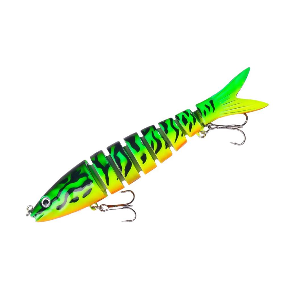 13.4Cm 8-Joint Bionic Lure Durable ABS Plastic Sinking Fishing Lure For Freshwater Predatory Fish