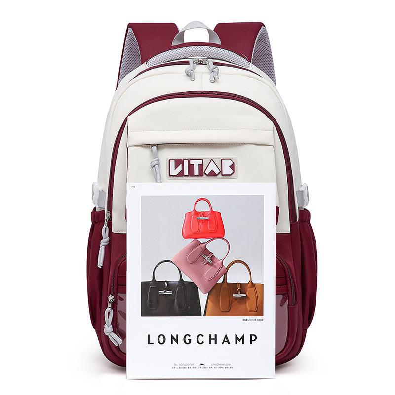 Korean Women's Waterproof Large Capacity College Style Backpack