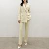 Style Latte Pants Pastel Slim Fit