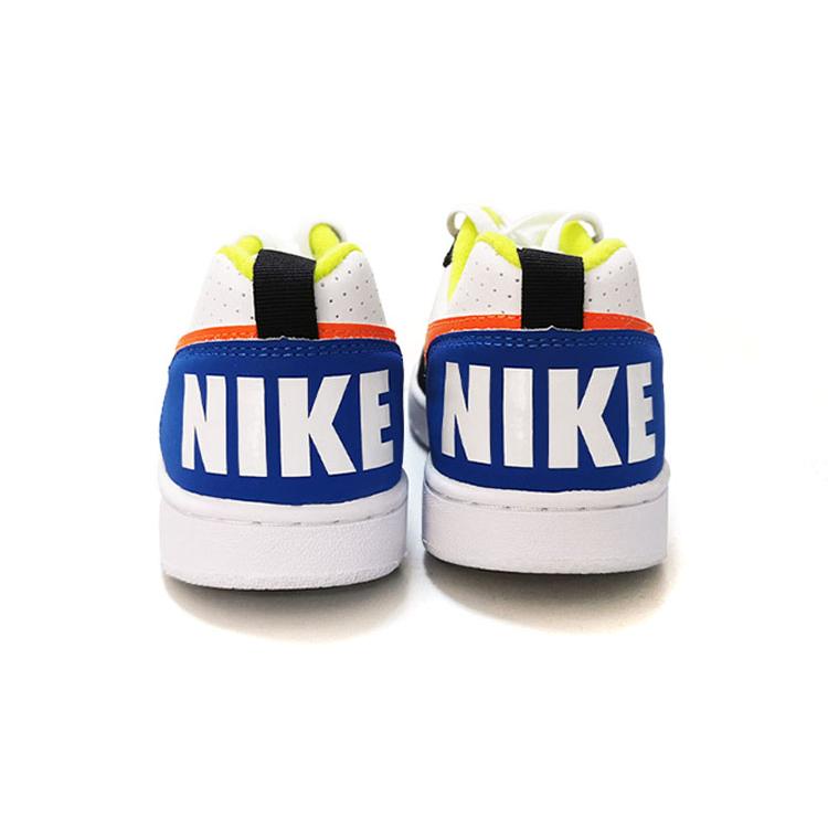 Nike Court Borough Low Grade School 'Black Orange Blue' (Unisex) Kids' Skateboarding Shoes DV9113 181