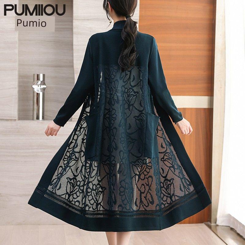 

Early Autumn Cardigan K-style Loose Mid Length Long Length Mulberry Silk Dark green M([Recommend Weight 47.50kg -55.00kg]])