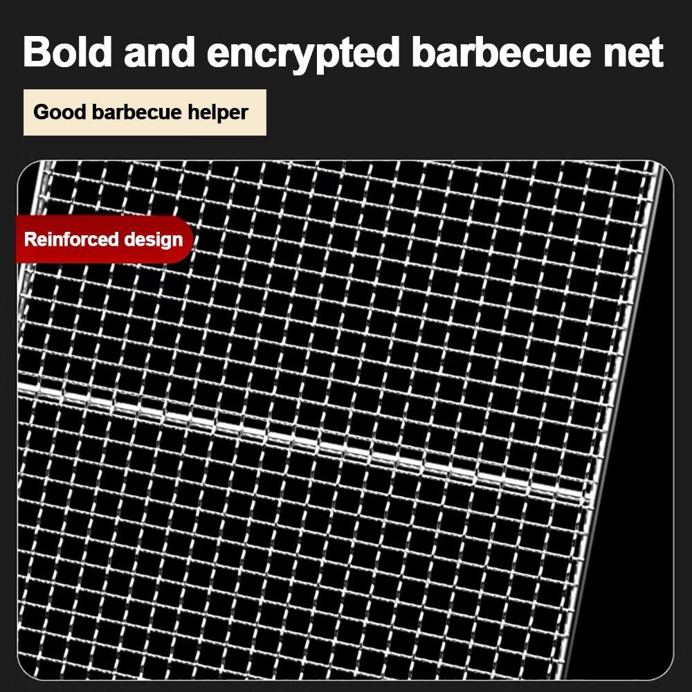 Grillroste aus Eisendraht Wiederverwendbare Bratrostnetze Neue Grillnetze