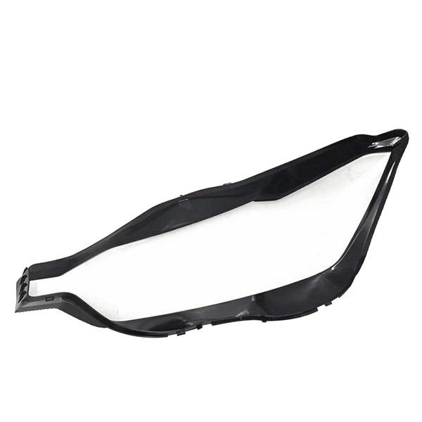 Clear PC Car Headlight Covers (Left & Right Pair) - Front Shell, Transparent Outer Cover.