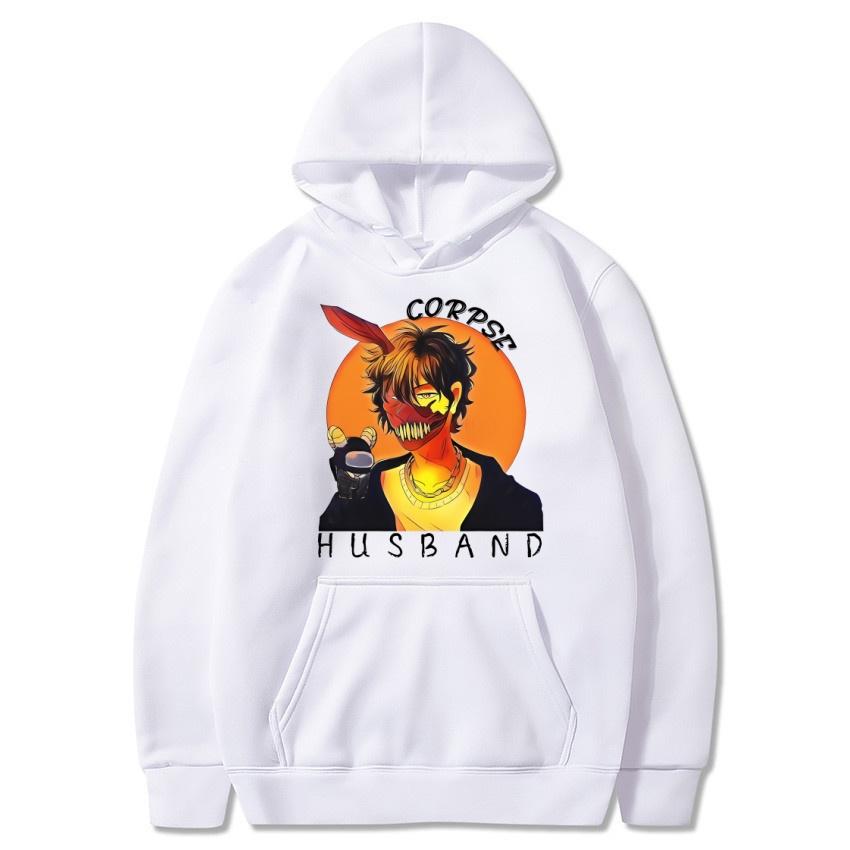 Autumn and Winter Anime Corpse Husband Printed Hoodie Classic Style College Style Men's and Women's Hoodies Fashion Hoodie