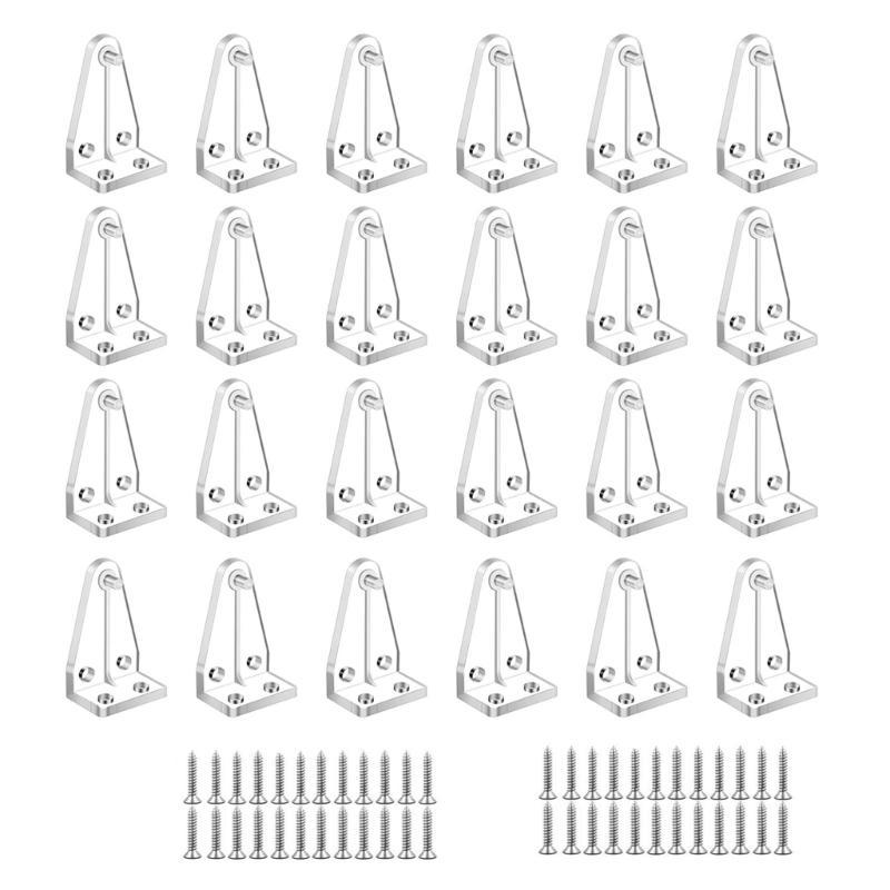 12/24Pcs Clear Window Blinds Hold Down Brackets Bottom Rails Hold Clips Positioning Hook Replacements Easy Installation