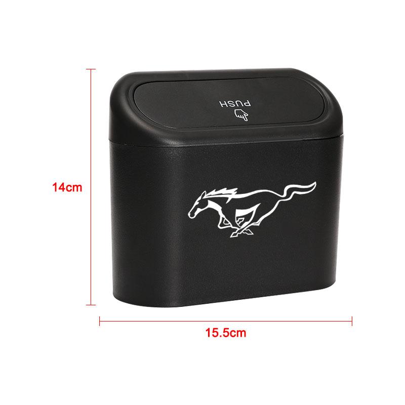 Car Trash Can Storage Box Vehicle Multifunctional Garbage Dust Case For Ford Mustang F10 Zapatillas Miniatura Gt Shelby 2005 2015 Mujer 2012 Kuga