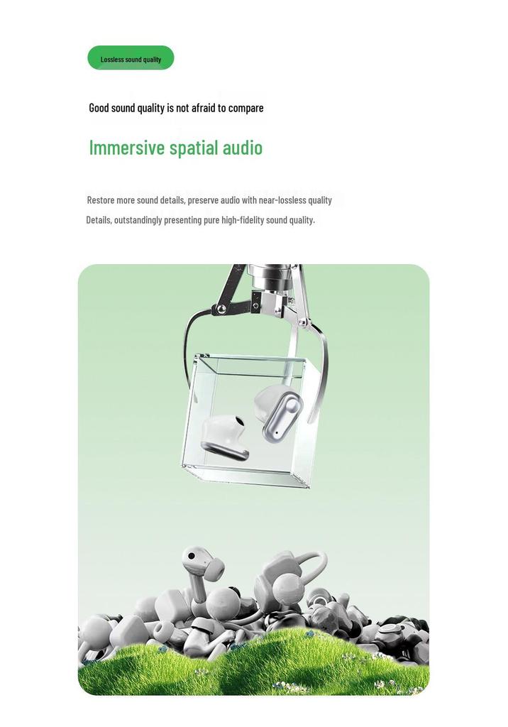 New Mini500 Semi-In-Ear Wireless Bluetooth Earbuds with Long Battery Life and Comfortable Berlin Sound