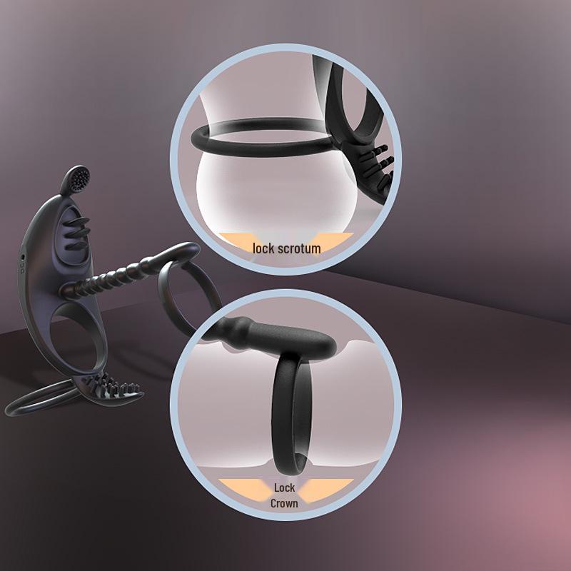 Verstellbarer Niedlicher Haustier-Sperrring für Männer & Paare - Vibrierendes Selbstbefriedigungs-Erwachsenenspielzeug