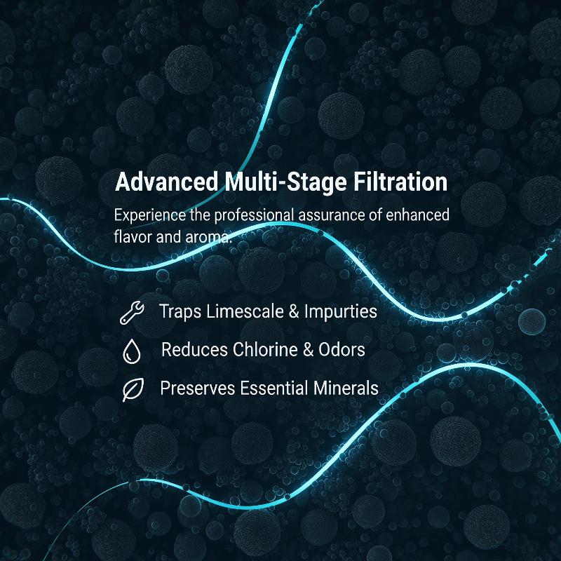 3pcs Activated Soft Water Filter for DLSC002 ECAM Efficient At Removing Contaminants for Better Tasting Coffee