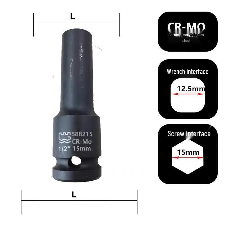 Great Wall 1/2" Drive Hex Impact Deep Socket