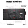 Car Sun Visor Storage Bag Glasses Clip Sunglasses Card Key Phone Holder For JEEP Grand Cherokee Renegade Compass Wrangler Trail AKV1