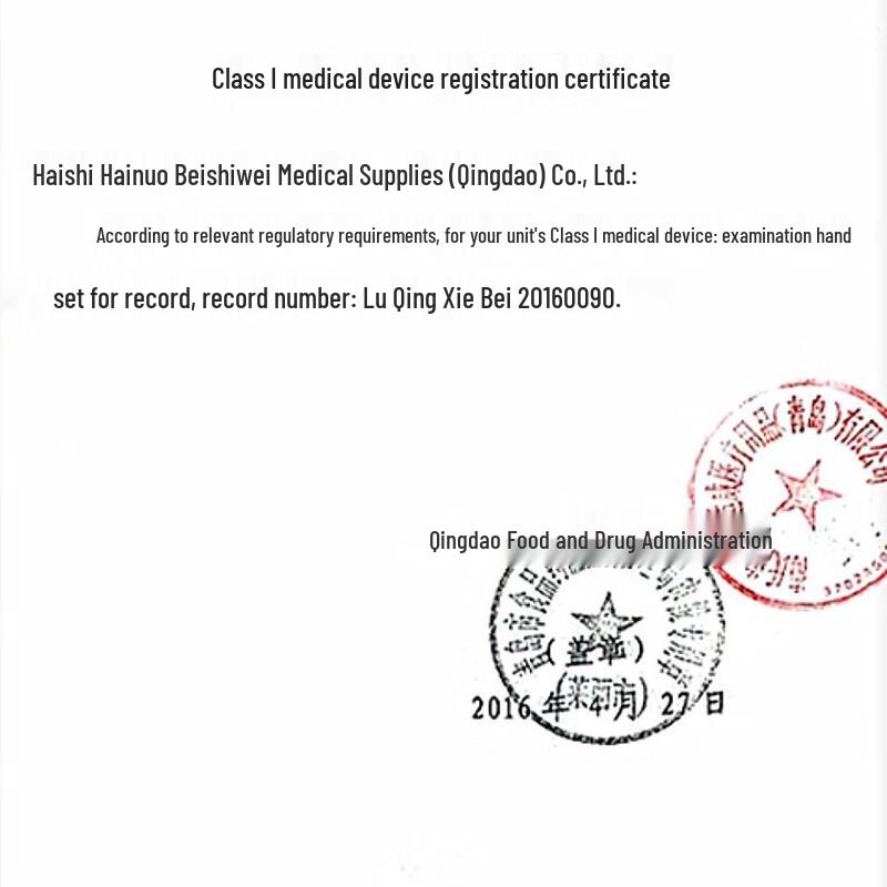 Haishi Hainuo Disposable PVC Gloves