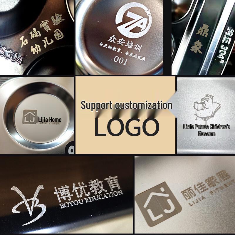 Lijia Stainless Steel Divided Dinner Plates