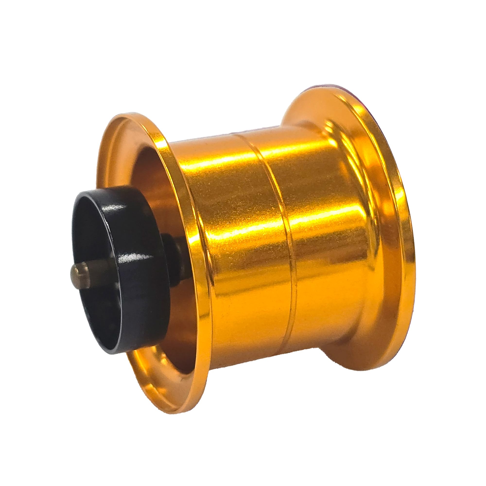 

VISPREA Baitcasting Reel Replacement Metal Shallow Groove Compatible with ZILLION MORETHAN Compatible Shallow Bait Finesse Ultra Reel YU398 Spool, золотистый