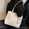 Retro Large-capacity Bag Women's 2025 New Fashion Korean Tote Bag Fashion Texture Simple Shoulder Commuter Bag