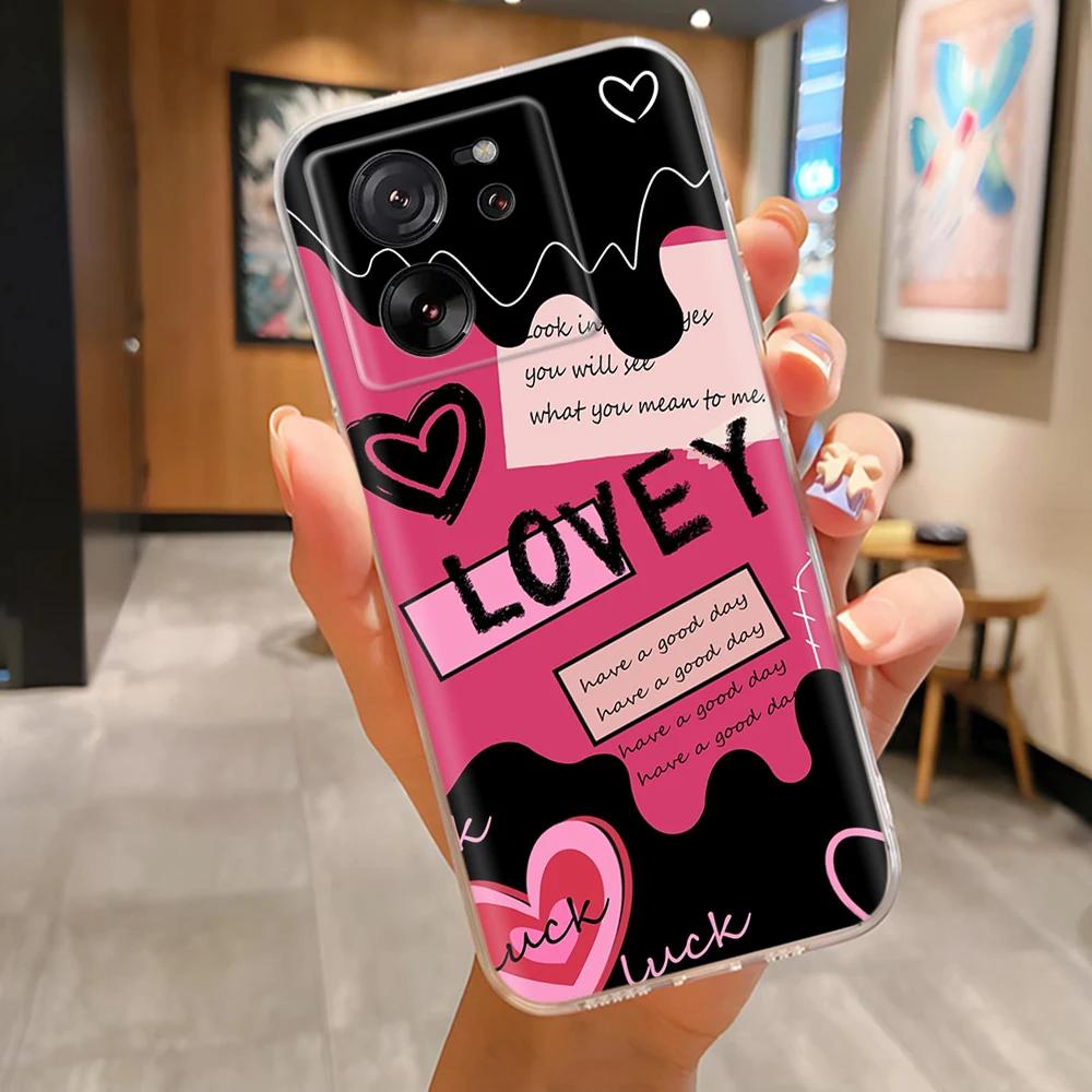 For Xiaomi 13T Case Mi13T Back Cover Soft Silicon Funda For Xiaomi 13T Pro Soft Fashion Cute Cartoon Cases For Xiaomi Mi 13T Pro