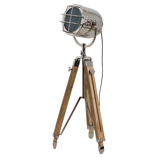 Bioscoop Vloerlamp, Nautische Bruin Retro Stijl Statief