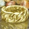 Hot Sale Two-toner Cross Twist Ring  for Men Punk Style Hip Hop Party Rings Zircon Hand Accessories Whole Sale