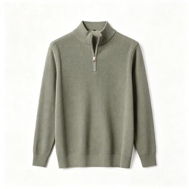 Pierre Cardin Men's Half-Zip Stand-Collar Knit Sweater