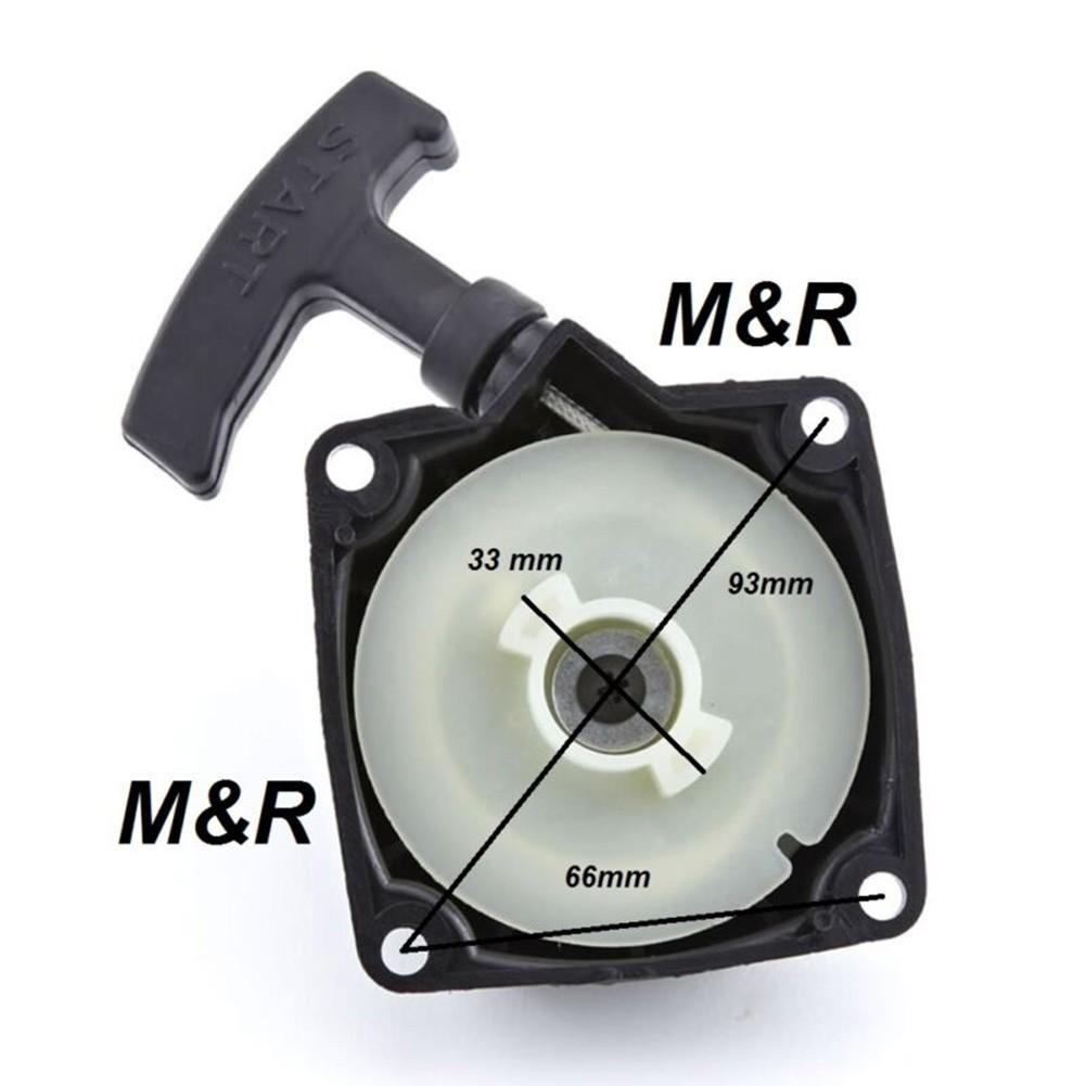 

Триммер Стартер ручной для мотокосы 33cc 43cc 52cc 62cc Черный Уличный