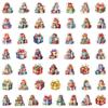 50 Nordic Style Christmas Graffiti Waterproof Stickers: Perfect for Water Bottles, Computers, and Stationery Decoration