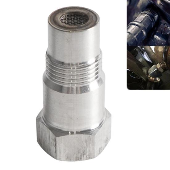 Stainless Steel Extension Fitting with Filter Screen M18x1.5 Oxygen Sensor Adapter