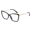 Tea Leopard Frame Cat Eye Prescription Glasses For The Nearsighted Blue Light Blocking Women Myopes Lunettes 0 -0.5 -0.75 To -6