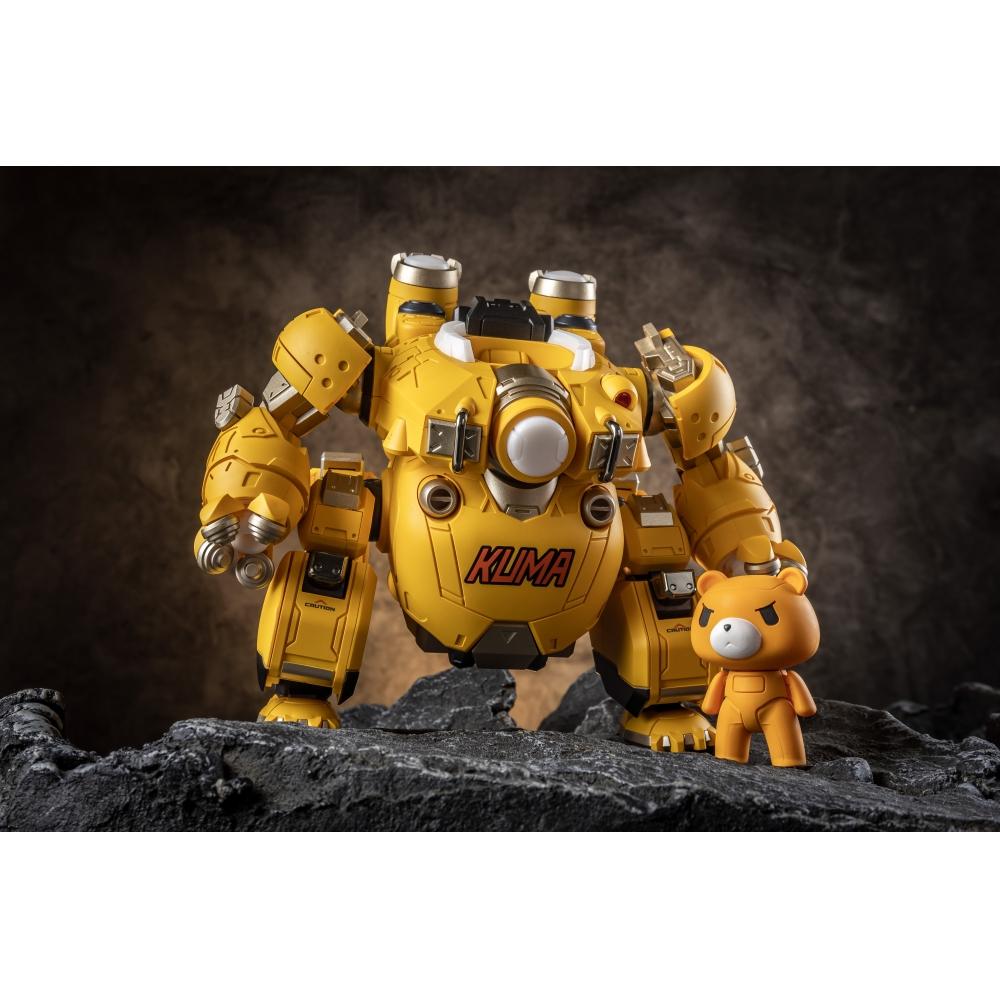 Super Mecha Champions Super Mecha Champions Alpha Caramel Żółty głośnik z figurką